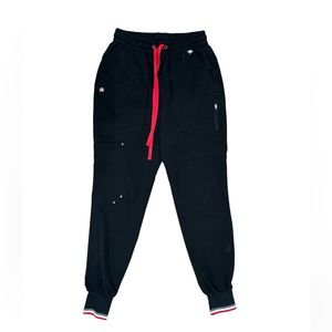 Mediclo Bottle Edition:FYSEL Catalina Jogger Scrub Pants Black XS